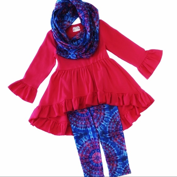 ❣️💙 Scarf Set-Fushia💙❣️ - Picture 4 of 4